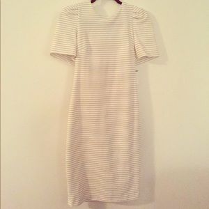 Brand new, never worn., white striped dress